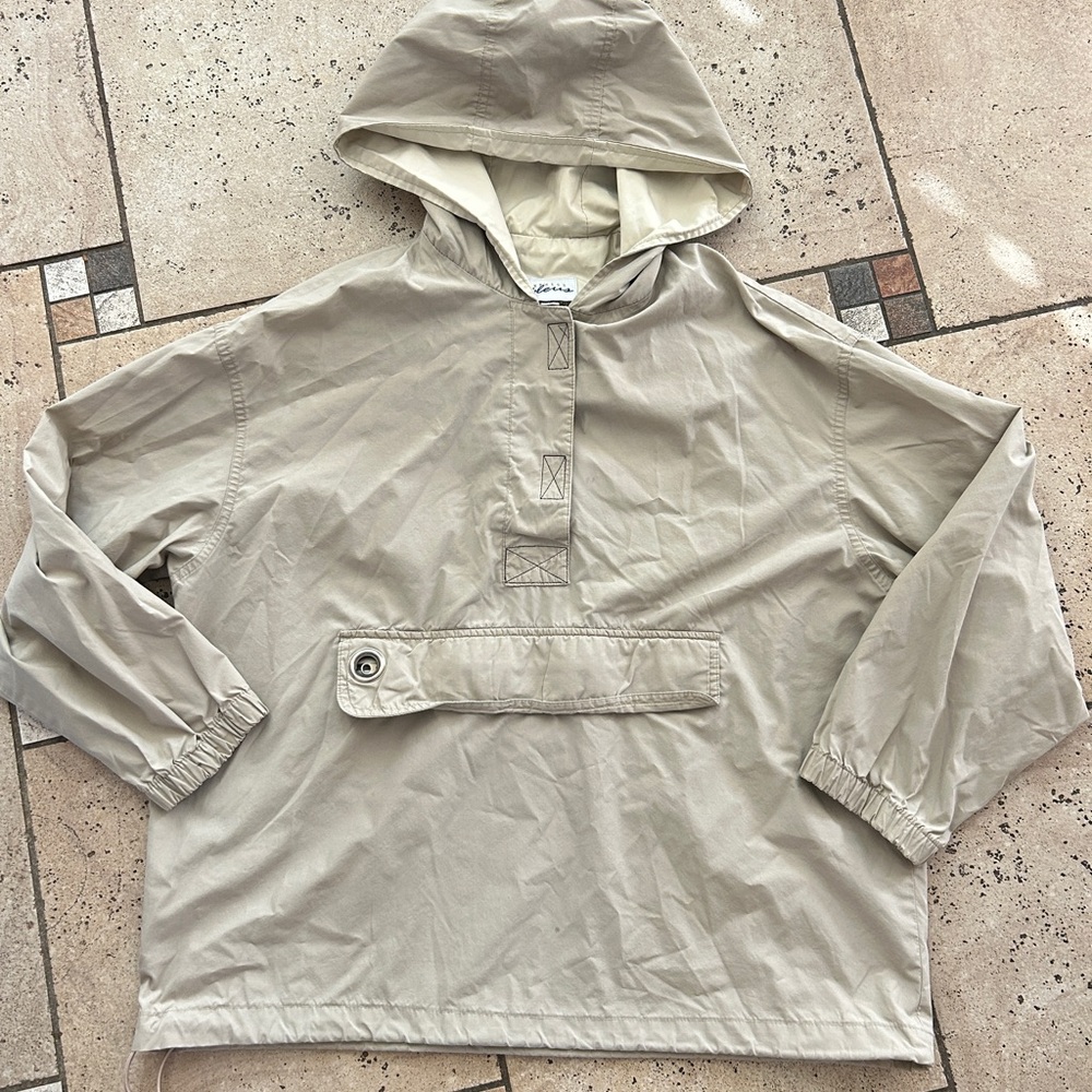 Like new Express Bleus women Beige Hooded Jacket size S